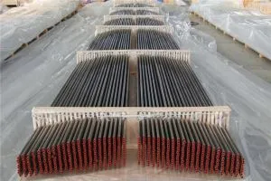 Tubes en acier pliés en U