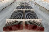 Tubes en acier pliés en U