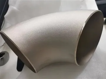 Coude à long rayon de 45 degrés en cuivre-nickel